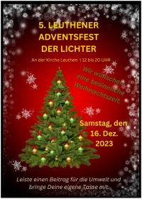 5. Leuthener Adventsfest der Lichter