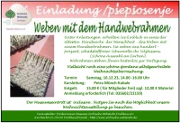 Weben mit dem Handwebrahmen