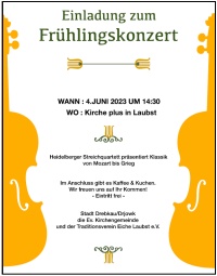 Konzert des Heidelberger Streichquartetts