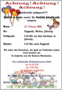 Zampern in Papproth, Merkur, Jehserig
