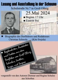 Lesung und Ausstellung in der Scheune