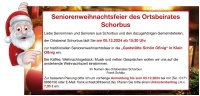 Seniorenweihnachtsfeier des Ortsbeirates Schorbus 