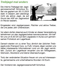 Treibjagd mal anders
