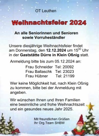 Weihnachtsfeier