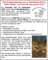 Bankblütenfest
