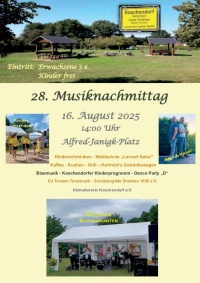 28. Musiknachmittag in Koschendorf