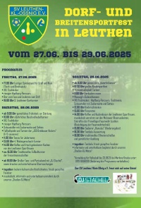 Dorf- und Sportfest in Leuthen