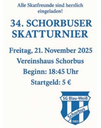 34. Skatturnier