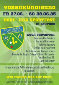 Dorf- und Sportfest in Leuthen