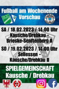 Fußball am Wochenende - Spielgemeinschaft Kausche / Drebkau