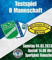 Testspiel II Mannschaft