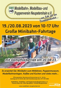 Große Minibahn-Fahrtage