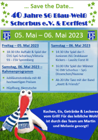 40 Jahre SG Blau-Weiß Schorbus e.V. & Dorffest