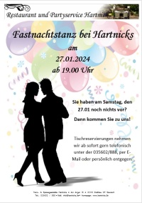 Fastnachtstanz bei Hartnicks