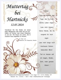 Muttertag bei Hartnicks