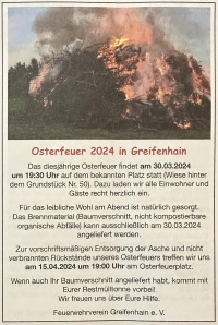 Osterfeuer