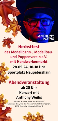 Herbstfest beim Modellbahn-, Modellbau- und Puppenverein Neupetershain e.V.