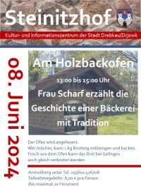 Am Holzbackofen