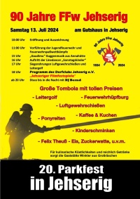 90 Jahre FFW Jehserig und Parkfest