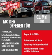 ‼️ Freiwillige Feuerwehr Neupetershain - Tag der offenen Tür ‼️