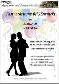 Fastnachtstanz bei Hartnick's