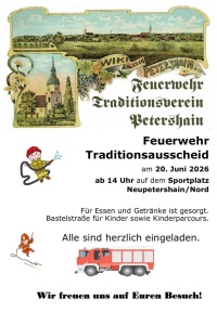 Feuerwehr Traditionsausscheid