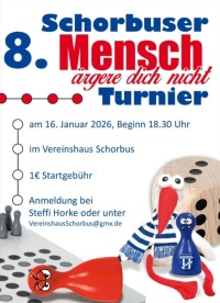 8. Schorbuser Mensch ärgere dich nicht Turnier