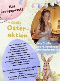 Klicken um zu vergrößern Malkurs Ostern Wachsreservetechnik