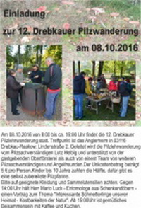 12. Drebkauer Pilzlehrwanderung