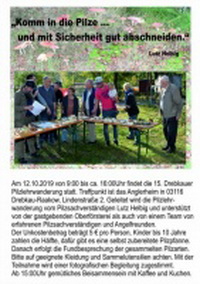 15. Drebkauer Pilzlehrwanderung