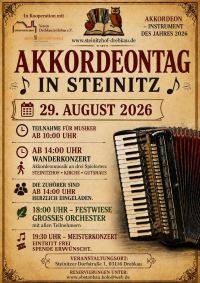 Akkordeontag in Steinitz