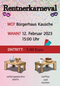 Rentnerkarneval beim KVK e.V.
