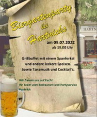 Biergartenparty