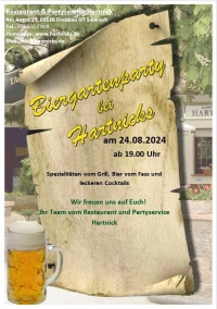 Biergartenparty