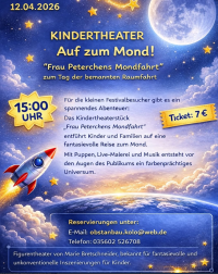 Kindertheater - Auf zum Mond!