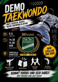 Klicken um zu vergrößern DEMO - TAEKWONDO