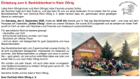 9. Bankblütenfest