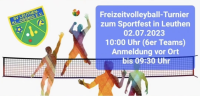 Freizeitvolleyball-Turnier