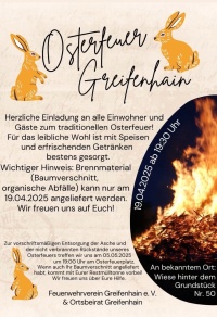 Osterfeuer Greifenhain