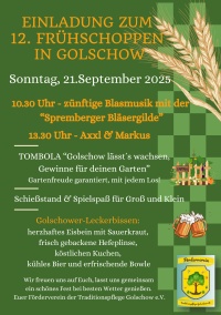 Einladung zum 12. Frühschoppen