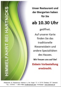 Himmelfahrt bei Hartnicks