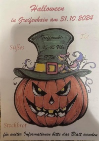 Halloween in Greifenhain