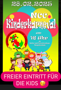 Der NCC feiert - Kinderkarneval
