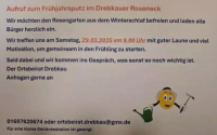 Aufruf zum Frühjahrsputz im Drebkauer Rosengarten