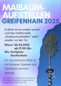 Maibaum aufstellen