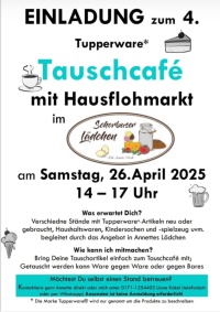Einladung zum 4. Tauschcafé