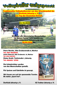 Volleyballturnier um den Wanderpokal 