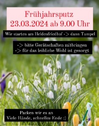 Frühjahrsputz