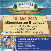 Männertag am Brauhaus