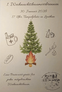 1. Leuthener Weihnachtsbaumverbrennen